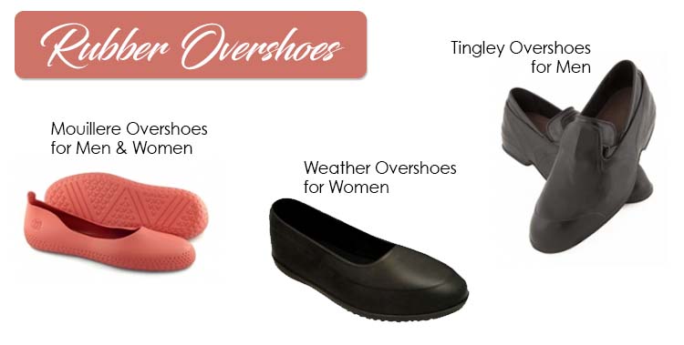 womens rubber overshoes