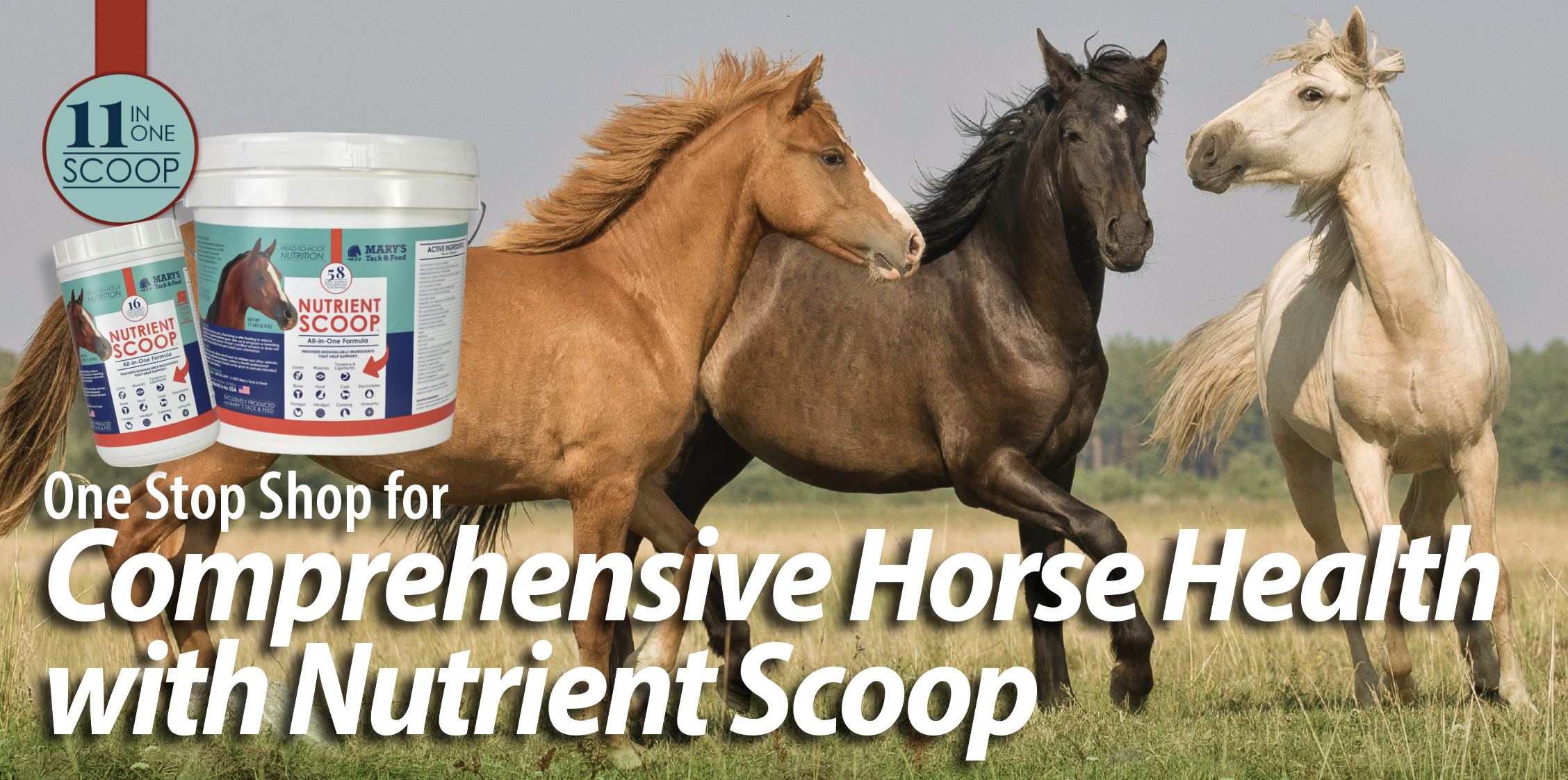 Nutrient Scoop-Best Horse Supplement_Marys Tack Shop