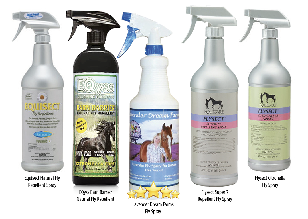 Natural fly sprays-insect repellents for horses