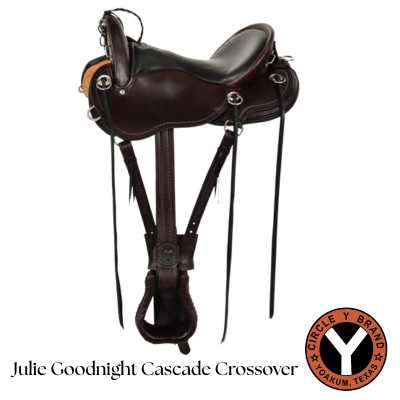 Julie Goodnight Cascade Crossover saddle from Circle Y